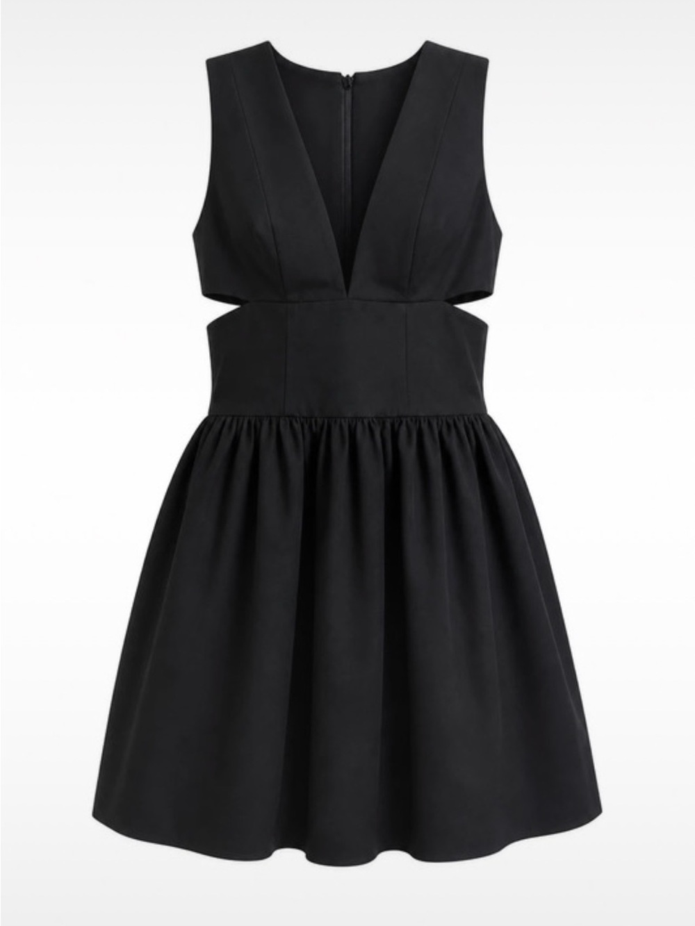 Banana Republic Sz 00 Black cocktail cotton Cut-out dress NTW $190 msrp